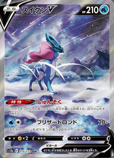 Suicune 215/172 — VSTAR Universe