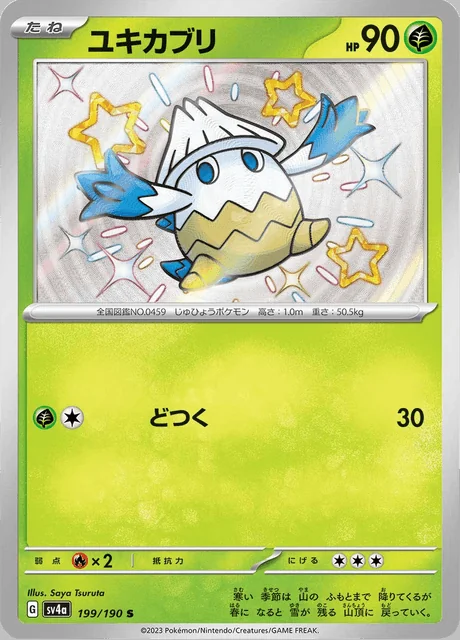 Snover 199/190 — Shiny Treasure ex