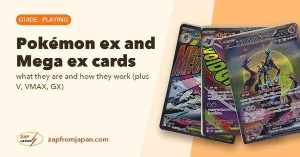 Pokémon ex and Mega ex cards: what they are and how they work (plus V, VMAX, GX)