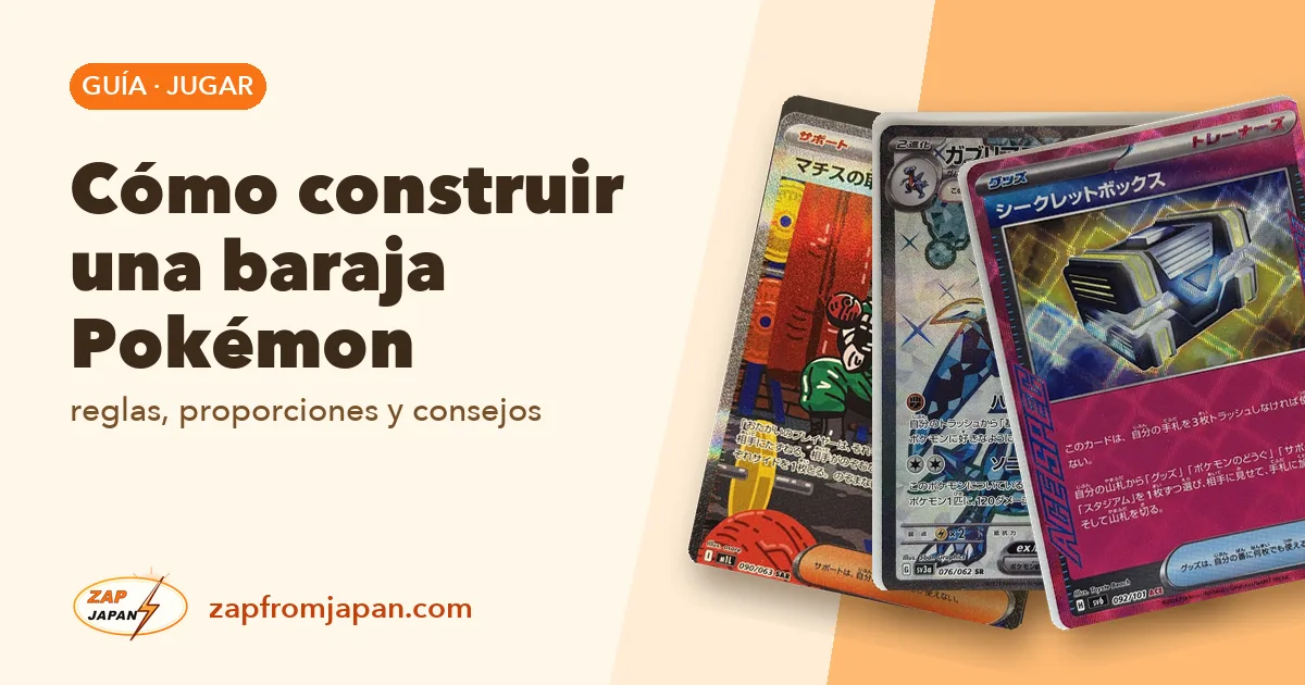 Cómo construir una baraja Pokémon: reglas, proporciones y consejos