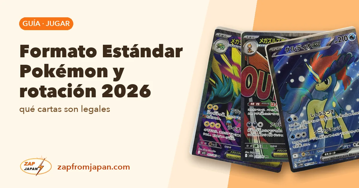 Formato Estándar Pokémon y rotación 2026: qué cartas son legales