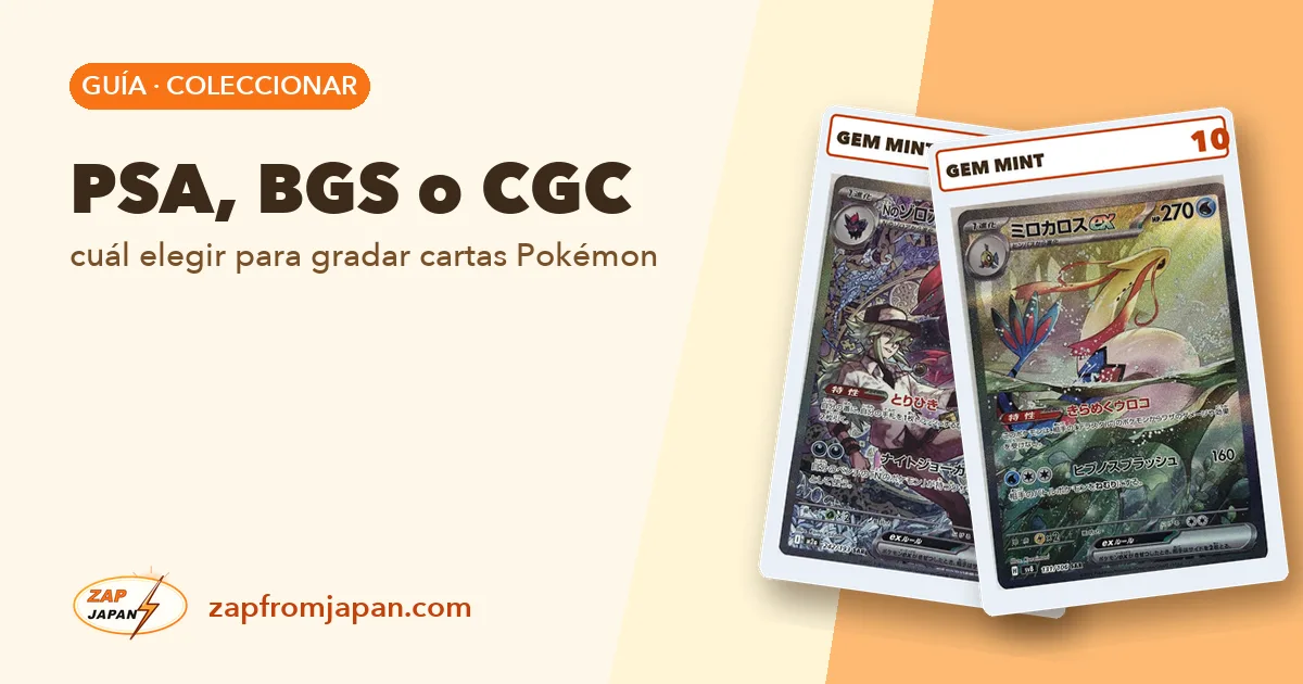PSA, BGS o CGC: cuál elegir para gradar cartas Pokémon