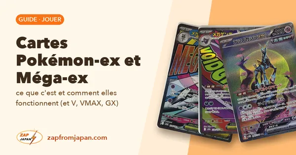 Cartes Pokémon-ex et Méga-ex : ce que c'est et comment elles fonctionnent (et V, VMAX, GX)