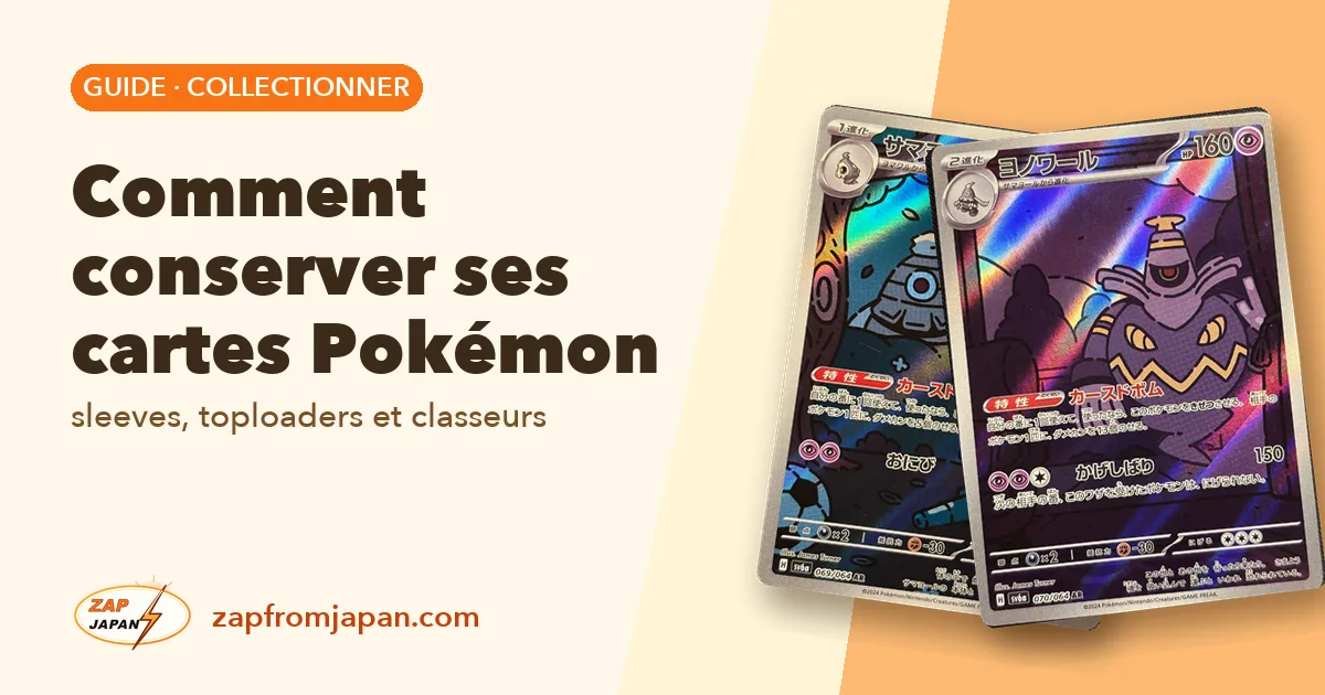 Comment conserver ses cartes Pokémon : sleeves, toploaders et classeurs