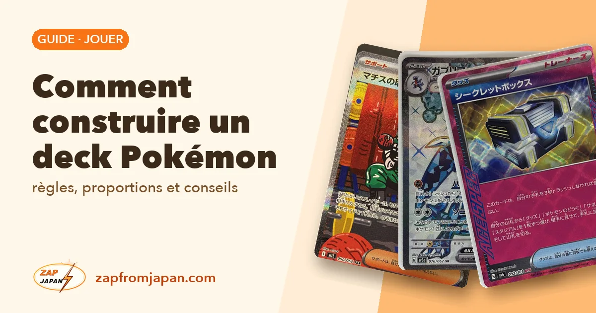 Comment construire un deck Pokémon : règles, proportions et conseils