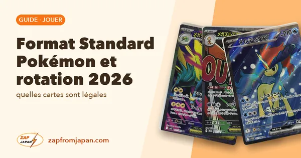 Format Standard Pokémon et rotation 2026 : quelles cartes sont légales