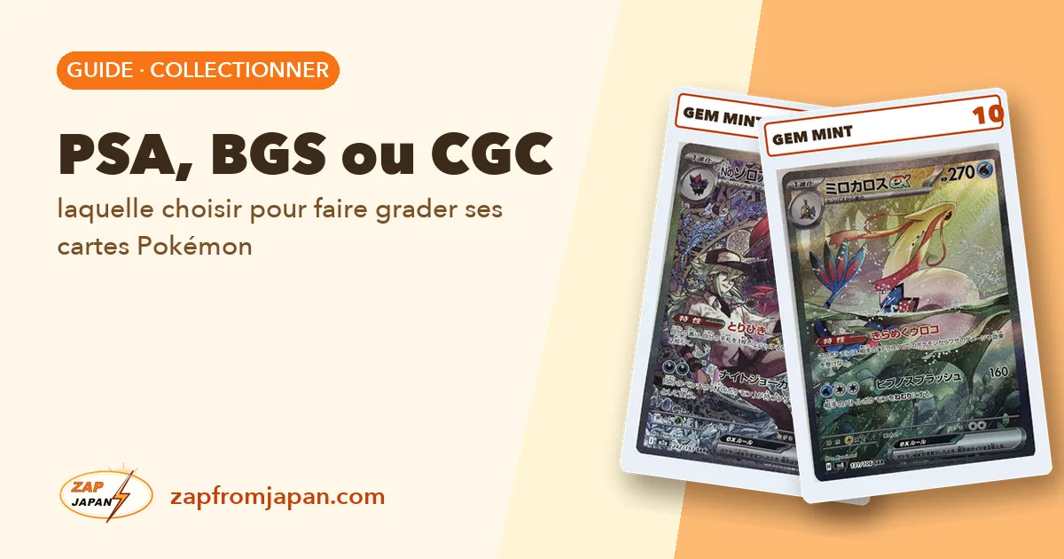 PSA, BGS ou CGC : laquelle choisir pour faire grader ses cartes Pokémon